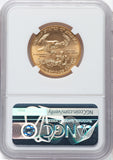 2021 $25 Gold Eagle Type 1/2 oz NGC MS69 Obverse Struck Through Error David Moti